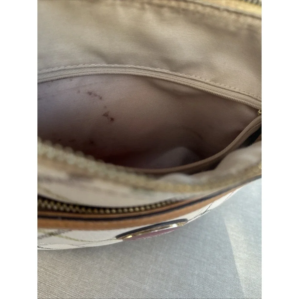 Coach Plaid Multicolor Signature Leather Tote w/Matching Wallet